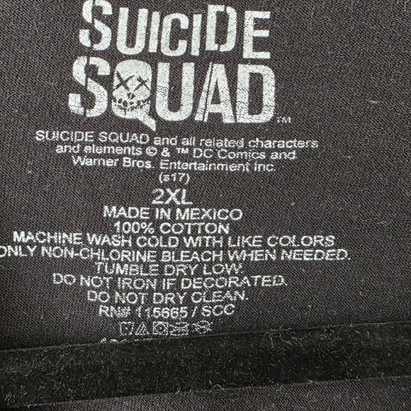 Suicide Squad Black Graphic T-Shirt - 2xl - Picture 3 of 3
